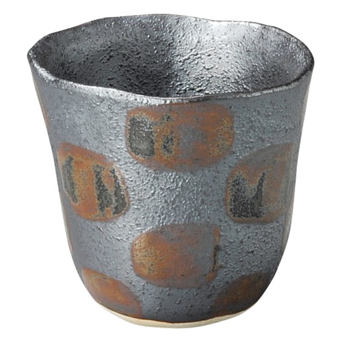 78078-311 黒市松 陶碗(大)|業務用食器カタログ陶里30号