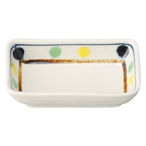 78112-411 レインボー 長角小皿|業務用食器カタログ陶里30号