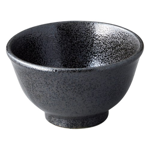 78351-641 美濃粉引(黒) 黒反深口4.0丼|業務用食器カタログ陶里30号