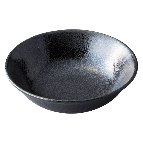78359-641 美濃粉引(黒) 黒16㎝オートミル|業務用食器カタログ陶里30号