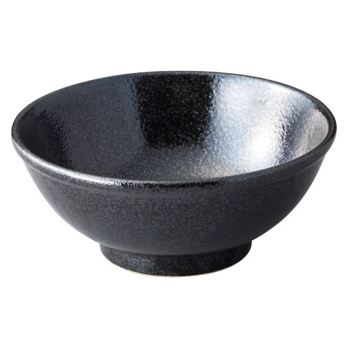 78362-641 美濃粉引(黒) 黒21㎝ボール|業務用食器カタログ陶里30号