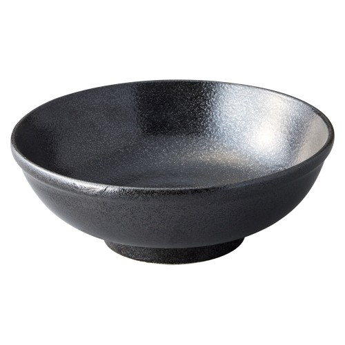 78363-641 美濃粉引(黒) 黒25㎝ボール|業務用食器カタログ陶里30号