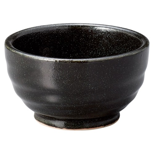 78561-411 黒オリベ 釜揚3.0丼|業務用食器カタログ陶里30号