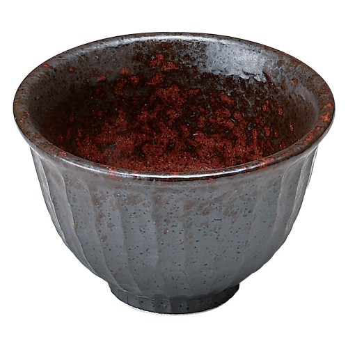 78662-281 朱雲 しのぎ飯碗|業務用食器カタログ陶里30号