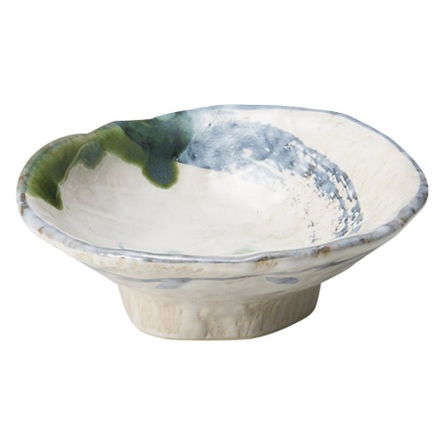 78915-711 織部流線 口取皿|業務用食器カタログ陶里30号