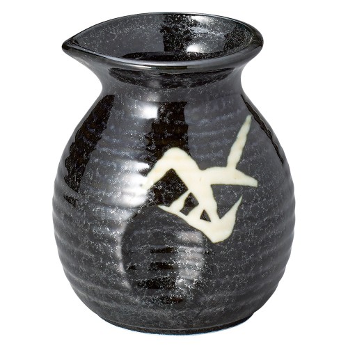 79071-331 黒藍染笹 二人用そば徳利|業務用食器カタログ陶里30号