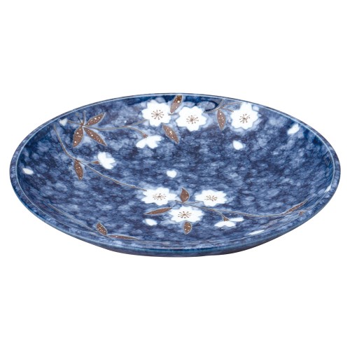79409-611 ナス紺桜 6.0皿|業務用食器カタログ陶里30号