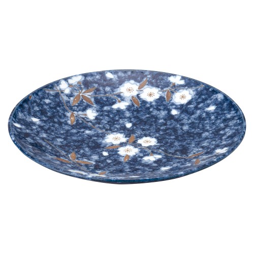 79410-611 ナス紺桜 7.0皿|業務用食器カタログ陶里30号