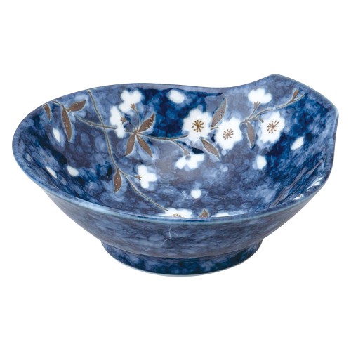 79414-611 ナス紺桜 とんすい|業務用食器カタログ陶里30号