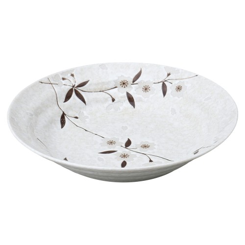 79456-611 白雪桜 三ツ輪カレー皿|業務用食器カタログ陶里30号