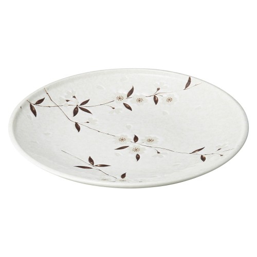 79461-611 白雪桜 8.0皿|業務用食器カタログ陶里30号
