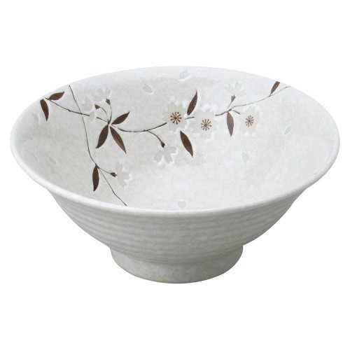 79467-611 白雪桜 6.5そば丼|業務用食器カタログ陶里30号