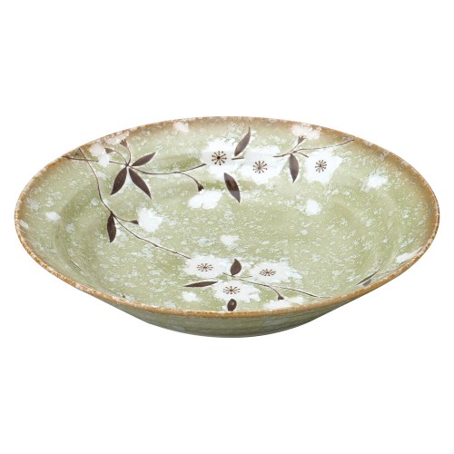 79506-611 ヒワ桜 三ツ輪カレー皿|業務用食器カタログ陶里30号