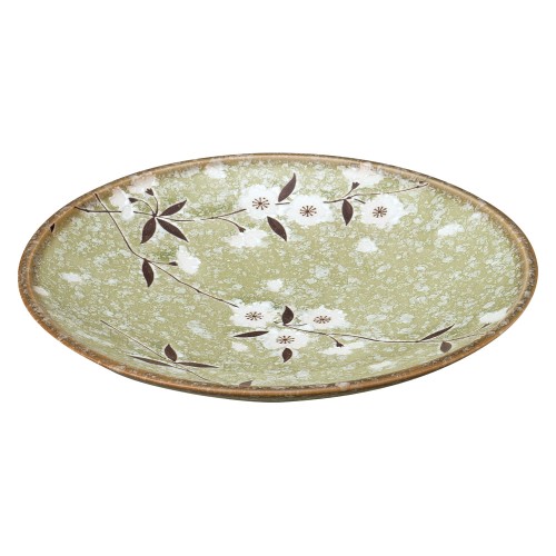 79510-611 ヒワ桜 7.0皿|業務用食器カタログ陶里30号