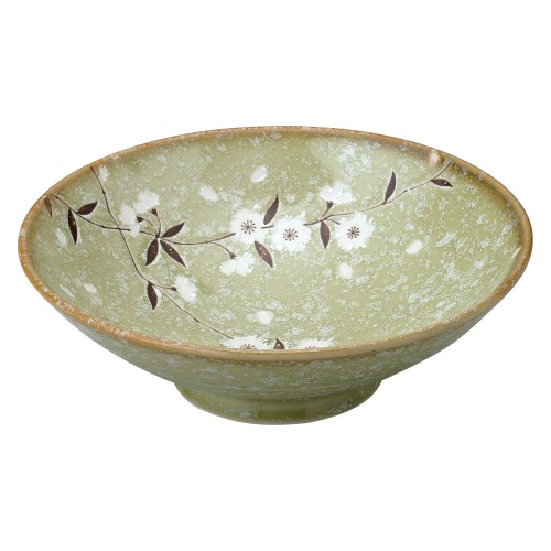 79515-611 ヒワ桜 8.0盛鉢|業務用食器カタログ陶里30号