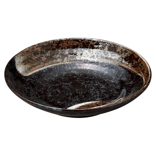 79607-011 明世荒刷毛 7.5ミツワ麺皿|業務用食器カタログ陶里30号