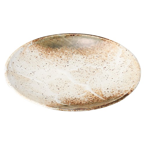 79667-011 雪志野 7.0皿|業務用食器カタログ陶里30号