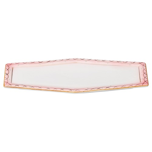 79855-311 春野 六角付出皿|業務用食器カタログ陶里30号