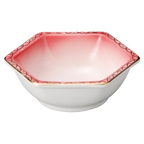 79861-311 春野 六角小鉢|業務用食器カタログ陶里30号