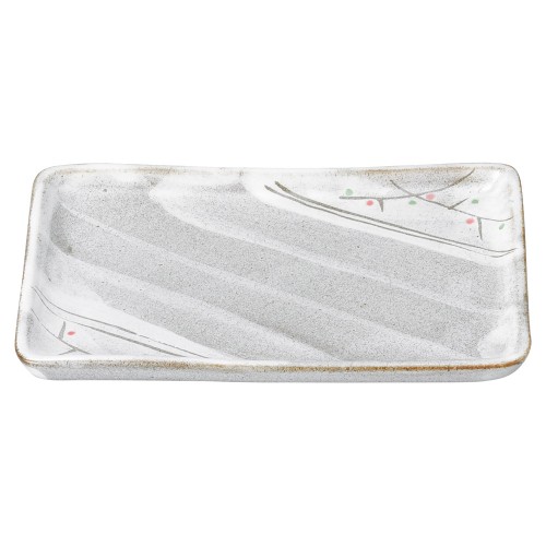 79909-181 あけぼの 四ツ足焼物皿|業務用食器カタログ陶里30号