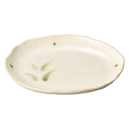 79956-311 彫芦 小判多用皿|業務用食器カタログ陶里30号