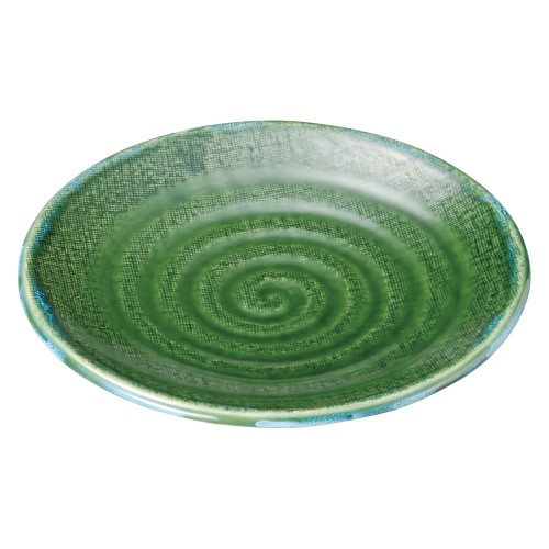 80004-181 流水織部 丸7.0皿|業務用食器カタログ陶里30号