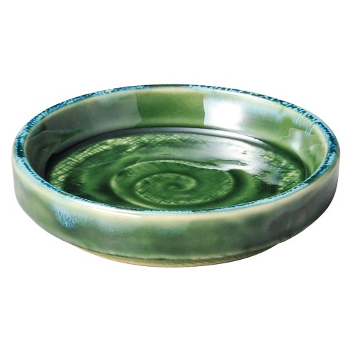 80030-181 流水織部 切立ヤクミ皿|業務用食器カタログ陶里30号