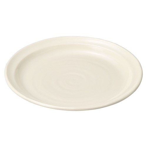 80346-461 アイボリー リム付8.5丸皿|業務用食器カタログ陶里30号