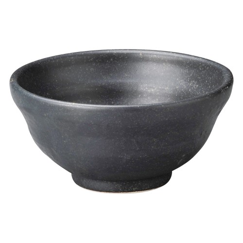 80364-461 鉄黒 段付4.8丼(小)|業務用食器カタログ陶里30号