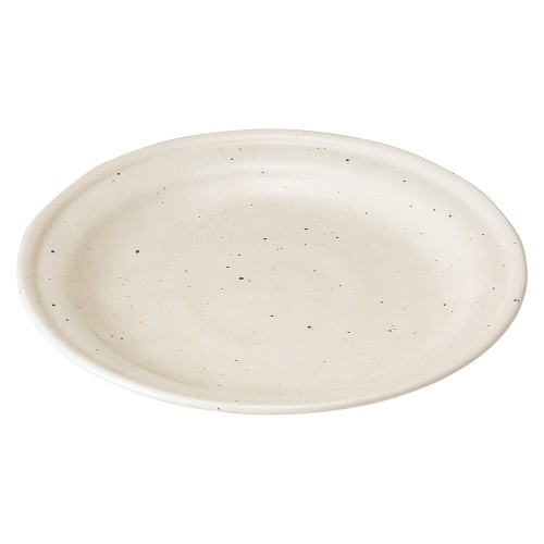 80415-461 そば白 たたき8.0皿|業務用食器カタログ陶里30号
