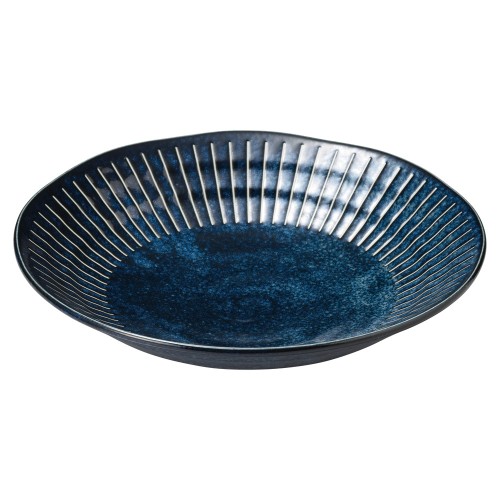 80468-461 色釉撥水十草海碧 和軽10吋スープ|業務用食器カタログ陶里30号