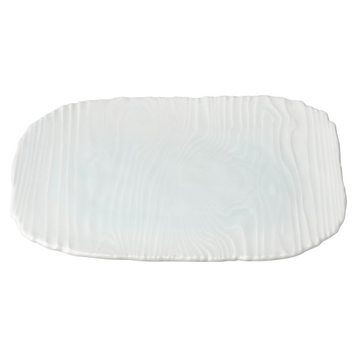 80535-461 ラフィネ 木目形大皿|業務用食器カタログ陶里30号