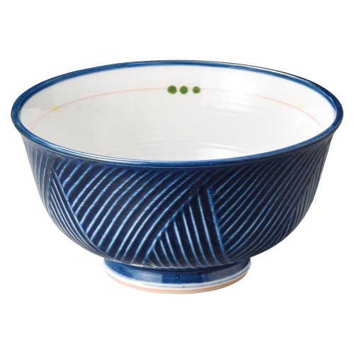 80648-331 古代釉グリン散らし(強化) 深口5.5丼|業務用食器カタログ陶里30号
