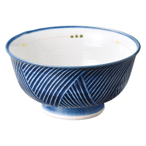 80649-331 古代釉グリン散らし(強化) 深口6.0丼|業務用食器カタログ陶里30号
