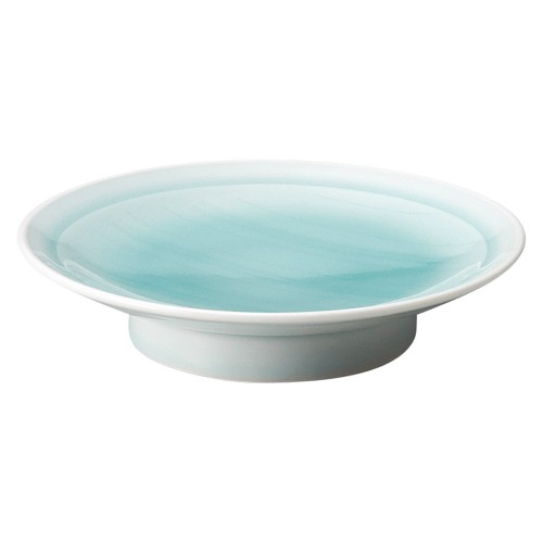 80914-471 青白磁 高台6.0皿|業務用食器カタログ陶里30号