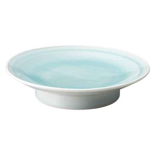 80915-471 青白磁 高台7.0皿|業務用食器カタログ陶里30号