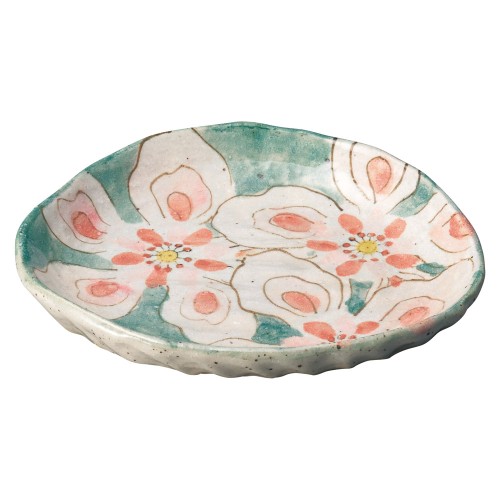 81322-451 佐保姫三角プレート(中)|業務用食器カタログ陶里30号