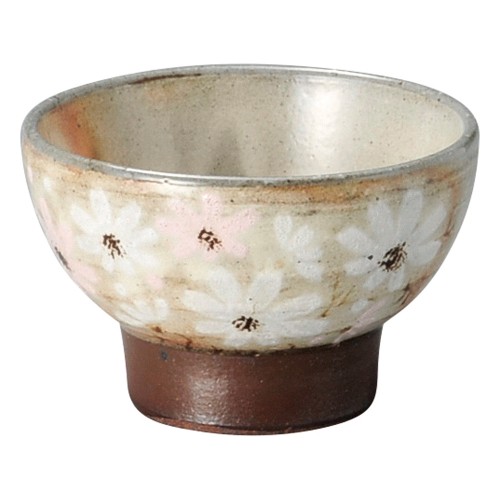 81418-451 御本手秋桜花(コスモス) 高台番茶|業務用食器カタログ陶里30号