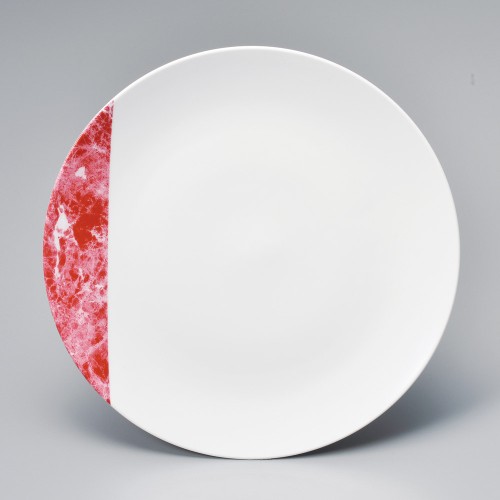82518-541 紅皇フラットメタ20㎝プレート|業務用食器カタログ陶里30号