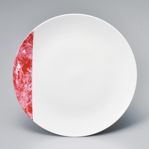 82519-541 紅皇フラットメタ23㎝プレート|業務用食器カタログ陶里30号