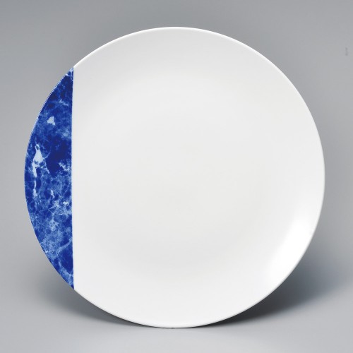 82525-541 藍皇フラットメタ23㎝プレート|業務用食器カタログ陶里30号