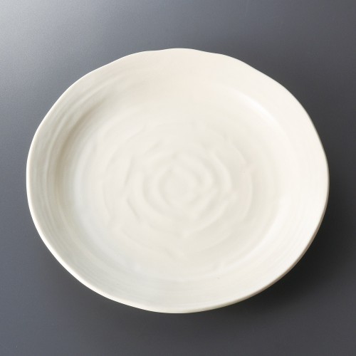 82717-511 アイボリーマット8.0皿|業務用食器カタログ陶里30号