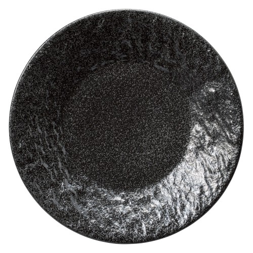 83908-541 ペトラAX28㎝皿(黒耀)|業務用食器カタログ陶里30号