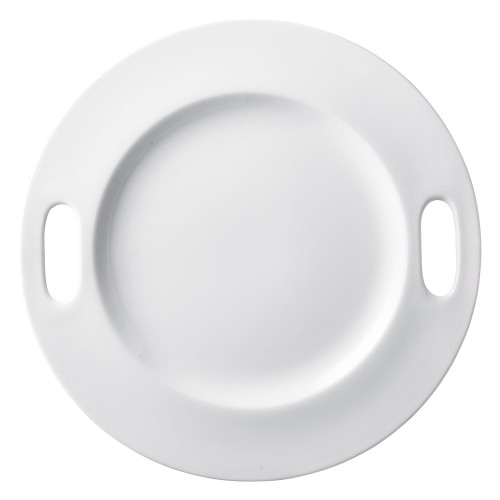 84407-111 白30㎝穴明プレート|業務用食器カタログ陶里30号