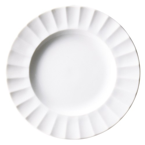 84417-671 フルーテッド20㎝プレート|業務用食器カタログ陶里30号