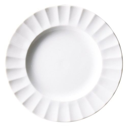84418-671 フルーテッド28㎝プレート|業務用食器カタログ陶里30号