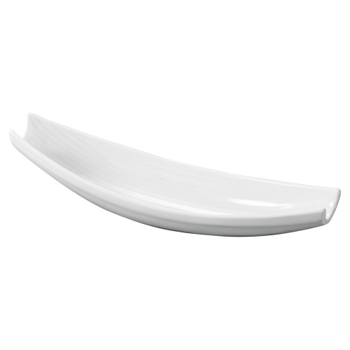 84811-071 白釉舟型前菜皿|業務用食器カタログ陶里30号