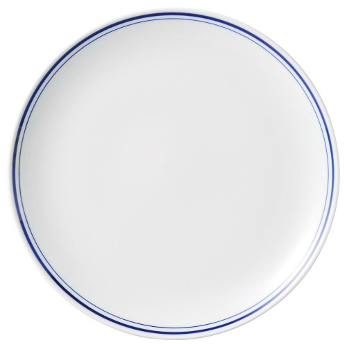 85319-111 ブルーラインメタ7.5吋丸皿|業務用食器カタログ陶里30号