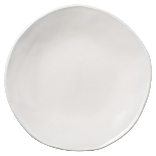 86711-081 カフェズ アイボリーいっぷく丸皿M|業務用食器カタログ陶里30号