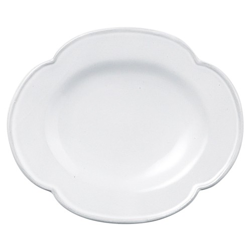 87507-081 デプレ ホワイトプチオーバルプレート|業務用食器カタログ陶里30号
